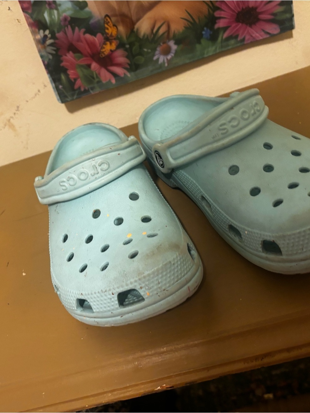 CROCS Light Blue Classic Clog 5/7 - Picture 2 of 7